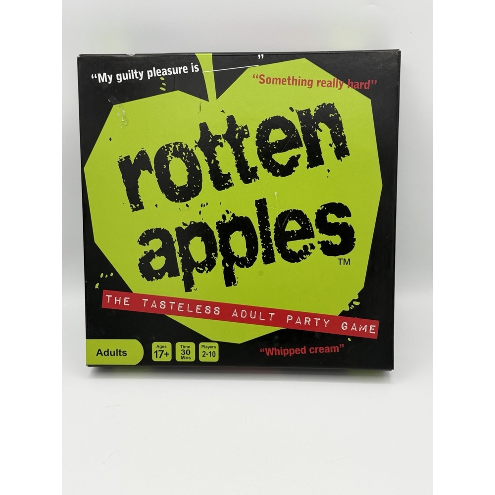 Rotten Apples "The Tasteless" Adult Party Game 2-10 Players Age 17+ Complete